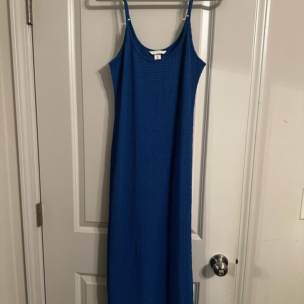 H&M Vibrant Blue Maxi Dress